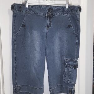 Vintage Jalate cargo capris Sz 18
